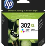 HP 302XL TRI-COLOUR INK CRTR