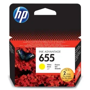 HP 655 YELLOW INK CRTR