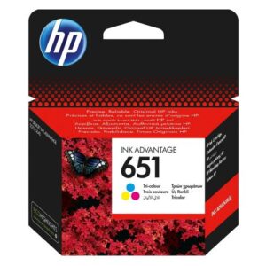 HP ΜΕΛΑΝΙ INKJET  No 651 TRI-COLOUR (C2P11AE)