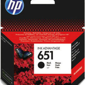 HP ΜΕΛΑΝΙ INKJET No651 BLACK (C2P10AE)