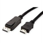 ΚΑΛΩΔΙΟ DISPLAY PORT M/HDMIM Μ 1m HDTV
