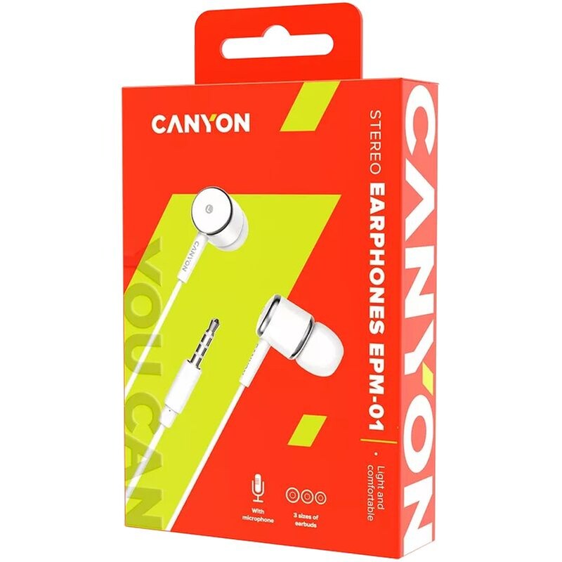 Canyon Stereo Headphones with mic 3.5mm - Image 2