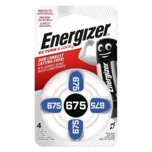 Energizer Μπαταρίες Ακουστικών Βαρηκοίας 675 1,4V 4τμχ (22579673)