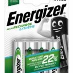 Energizer Extreme Επαναφορτιζόμενες Μπαταρίες ΑΑ Ni-MH 2300mAh 1.2V 4 τμχ  (4609612)