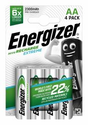 Energizer Extreme Επαναφορτιζόμενες Μπαταρίες ΑΑ Ni-MH 2300mAh 1.2V 4 τμχ  (4609612)