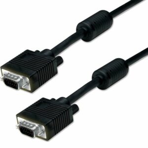 VGA Cable 2m HD15M - HD15M ΜΑΥΡΟ FERRITE