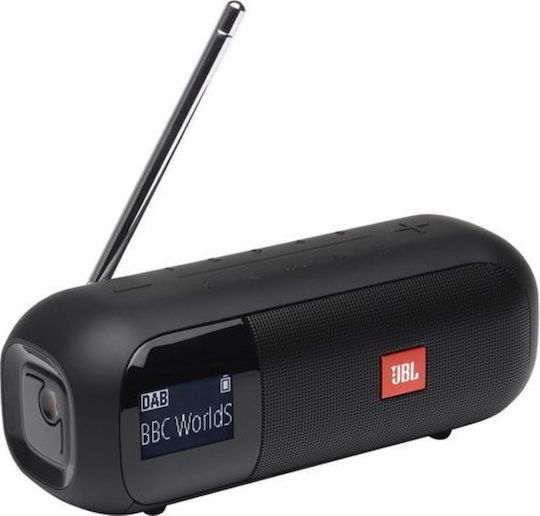 JBL Tuner 2, Bluetooth Speaker with DAB-FM Radio, Waterproof IPX7 (Black) JBLTUNER2BLK