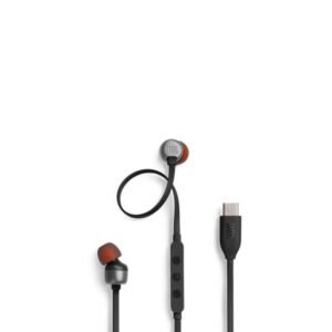 JBL Tune 310C JBLT310CBLK Black In-Ear Headphones USB -C