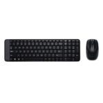 Logitech MK220 Desktop Combo US (Black, Wireless)