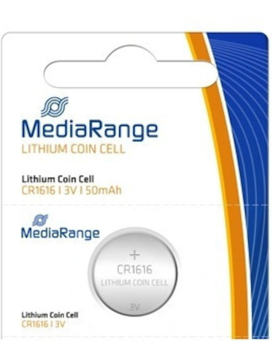 Μπαταρία Λιθίου MediaRange Coin Cells CR1616 3V