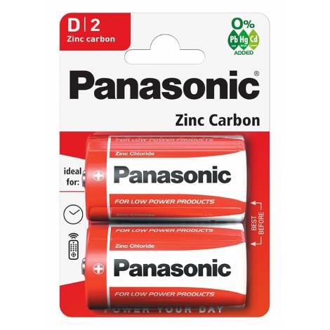 Panasonic R14 C Zinc-carbon battery (blister) 2PCS (PAN10864)