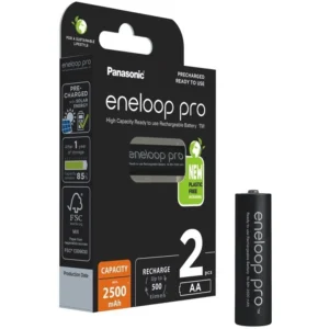 Panasonic Eneloop Pro Επαναφορτιζόμενες Μπαταρίες ΑΑ Ni-MH 2500mAh 12V