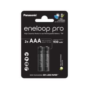 Μπαταρία Επαναφορτιζόμενη Panasonic eneloop pro BK-4HCDE/2BE 930 mAh size AAA Ni-MH 1.2V Τεμ. 2 New