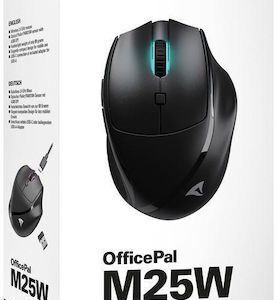 Sharkoon OfficePal M25W Black (OFFPALM25WBK)