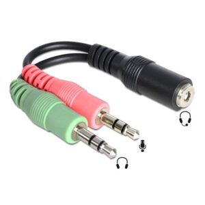 3.5mm AUDIO F to 2-3.5mm AUDIO M