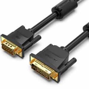 VENTION DVI (24+5) to VGA Cable 1.5M Black (EACBG)
